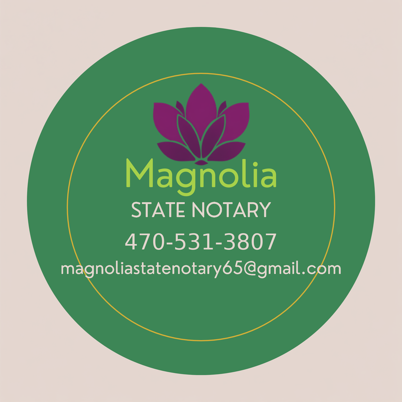 Magnolia State Notary seal